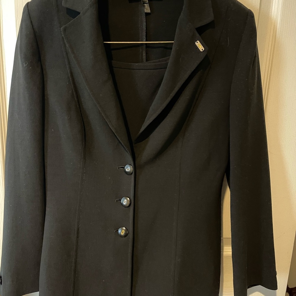 Escada black jacket and matching shirt